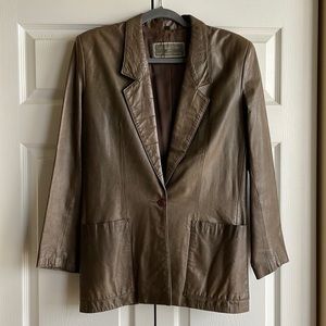 Michael Hoban North Beach Leather Jacket Sz 7/8